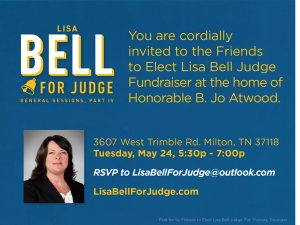 Lisa Bell for Judge - Invitation